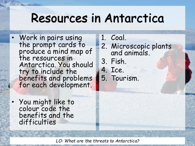 What are the natural resources of Antarctica?