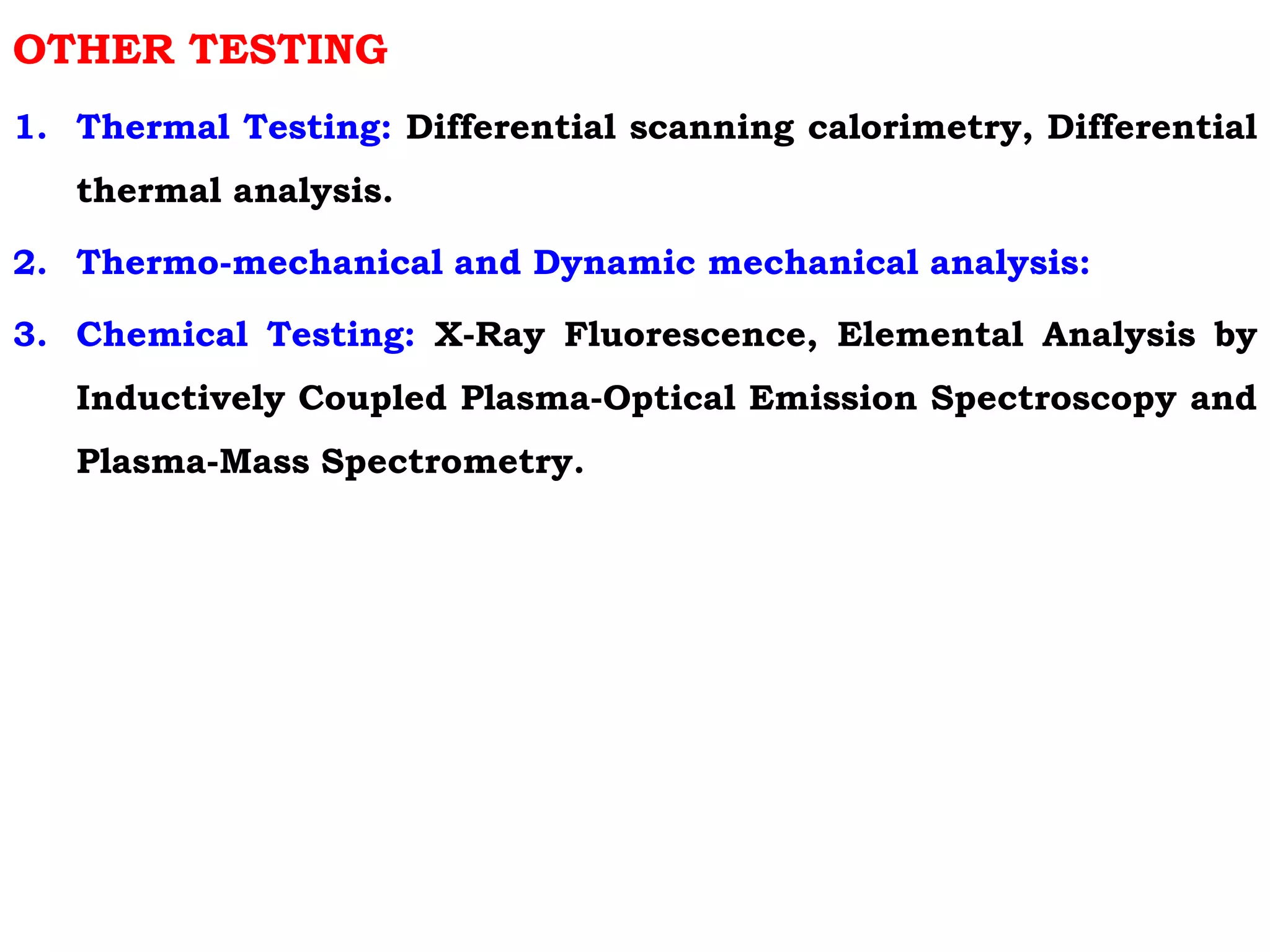 L3 classification of material testing | PPTX