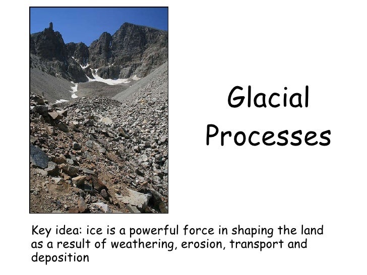 L3 Glaciation Processes