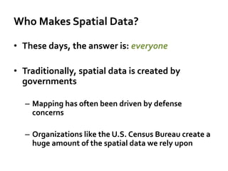 Maps and the Geospatial Revolution: Lesson 3, Lecture 2 | PPT
