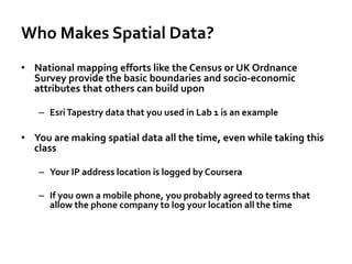 Maps and the Geospatial Revolution: Lesson 3, Lecture 2 | PPT