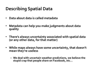 Maps and the Geospatial Revolution: Lesson 3, Lecture 2 | PPT
