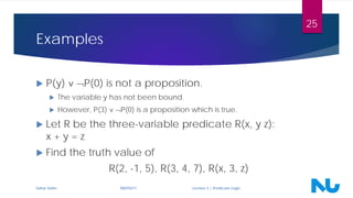 Discrete Mathematics: Lecture 2 - Predicate Logic | PDF