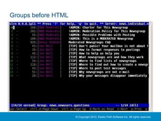 Groups before HTML




                     © Copyright 2012, Elastic Path Software Inc. All rights reserved.
 