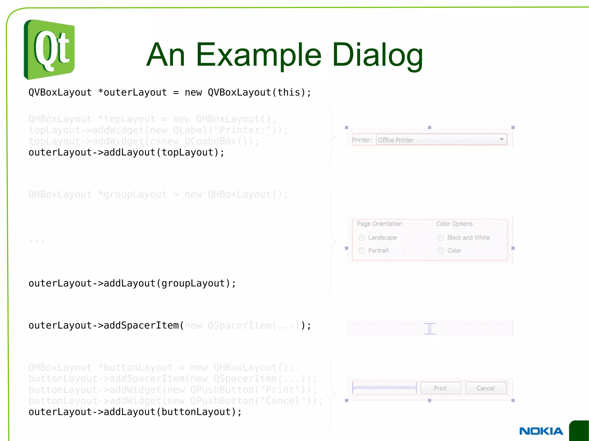 Receives events from input devices 
