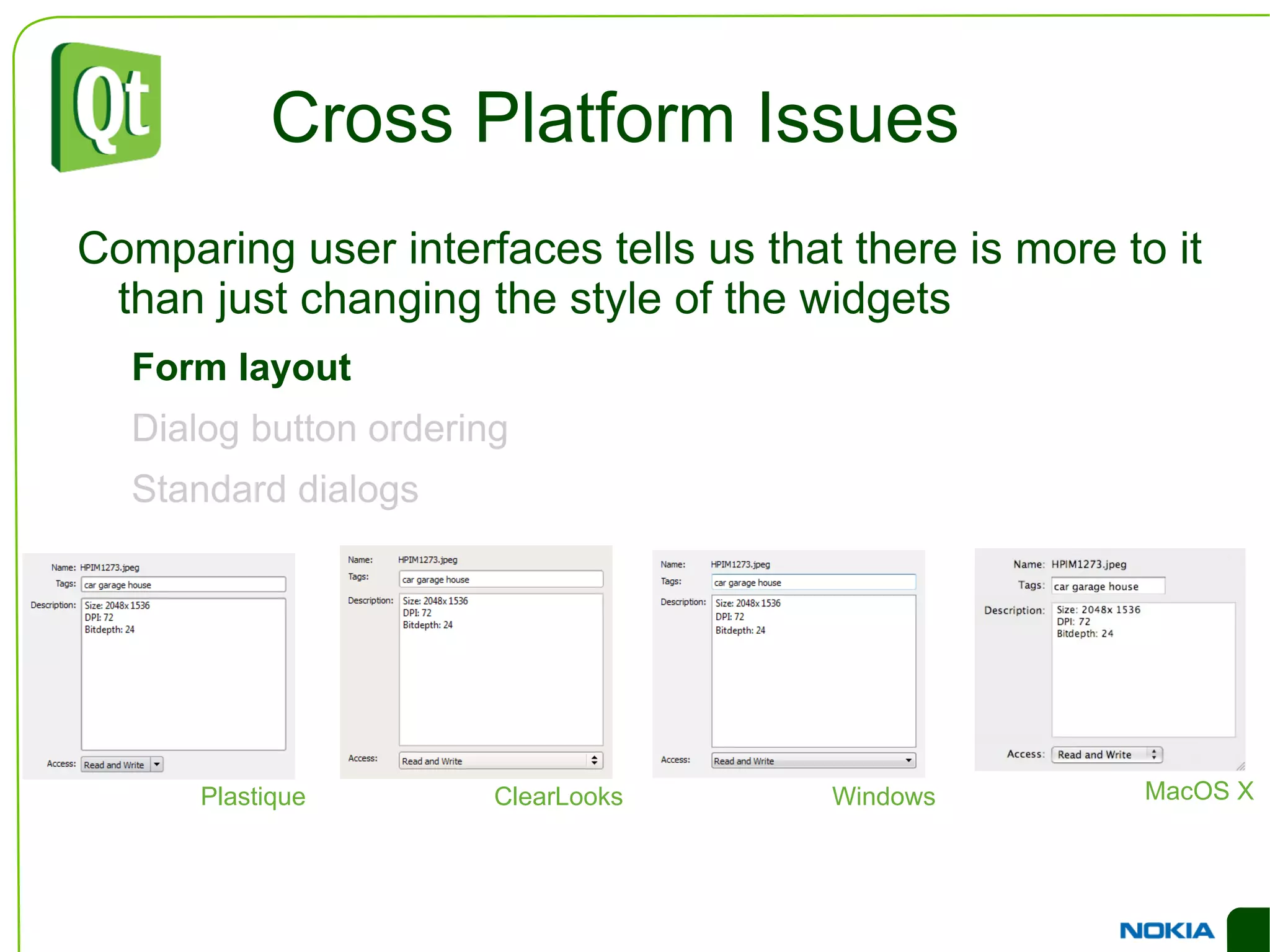 Layouts and widgets “negotiate” for sizes and positions 