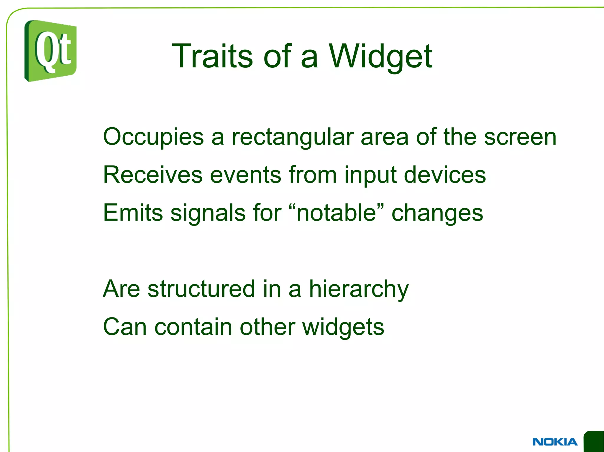 59+ direct descendants from  QWidget QLabel QPushButton QLineEdit QDoubleSpinBox QScrollBar 
