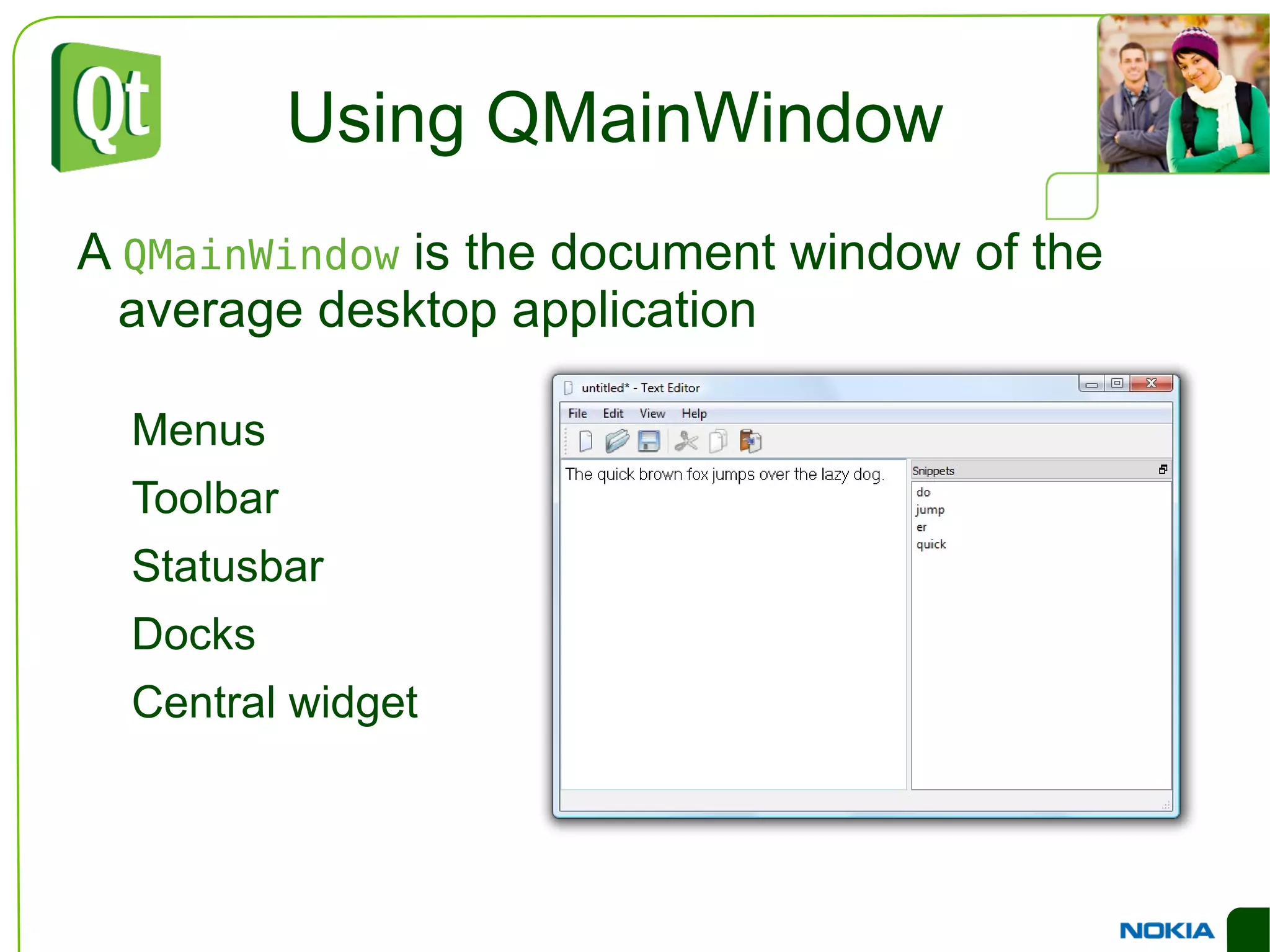 Signals:  textChanged(QString)  - emitted when the text is altered 