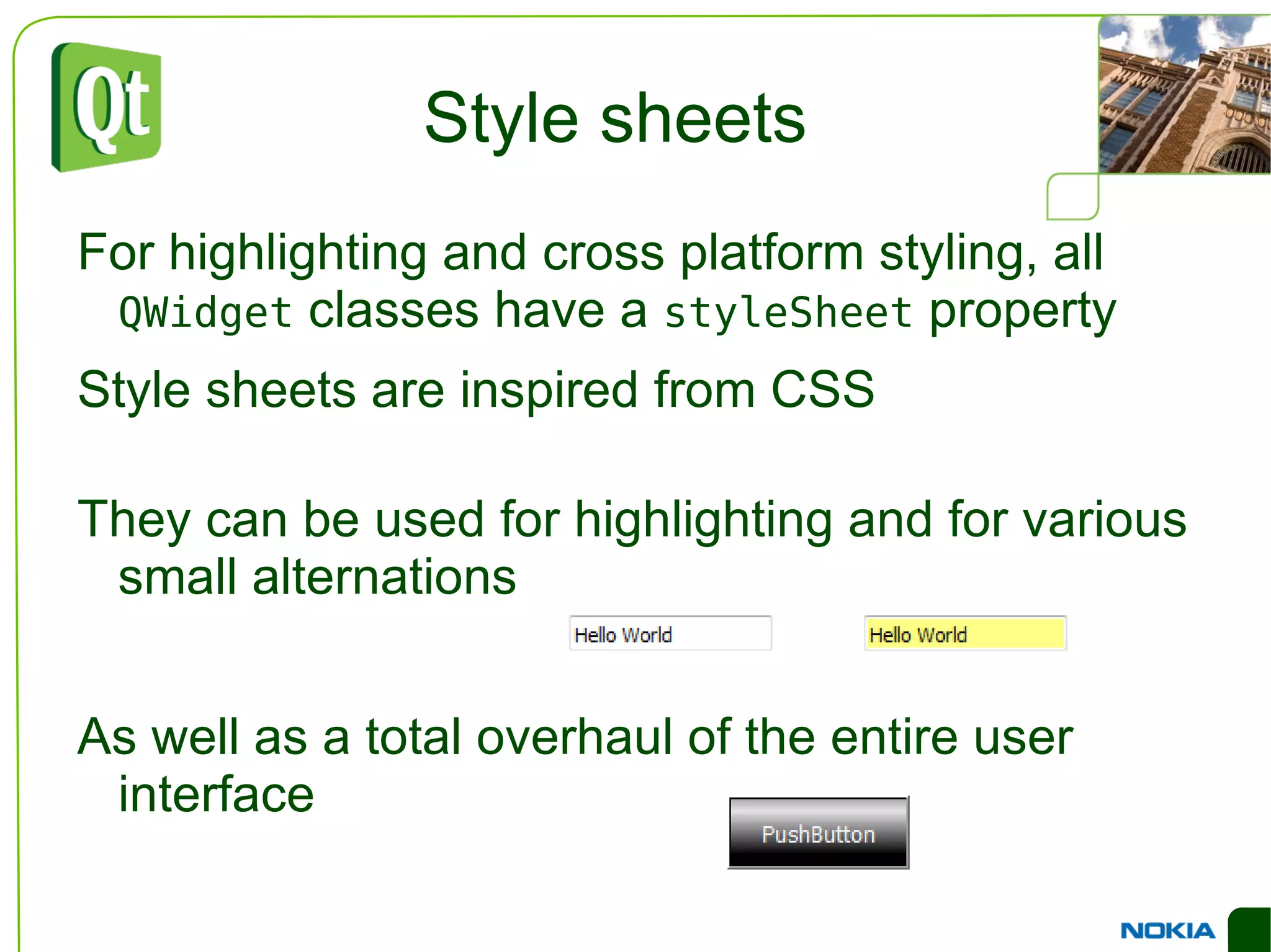 Signals editTextChanged(QString)  – emitted while the text is being edited Properties currentText  – the current text of the combo box QComboBox QTextEdit 
