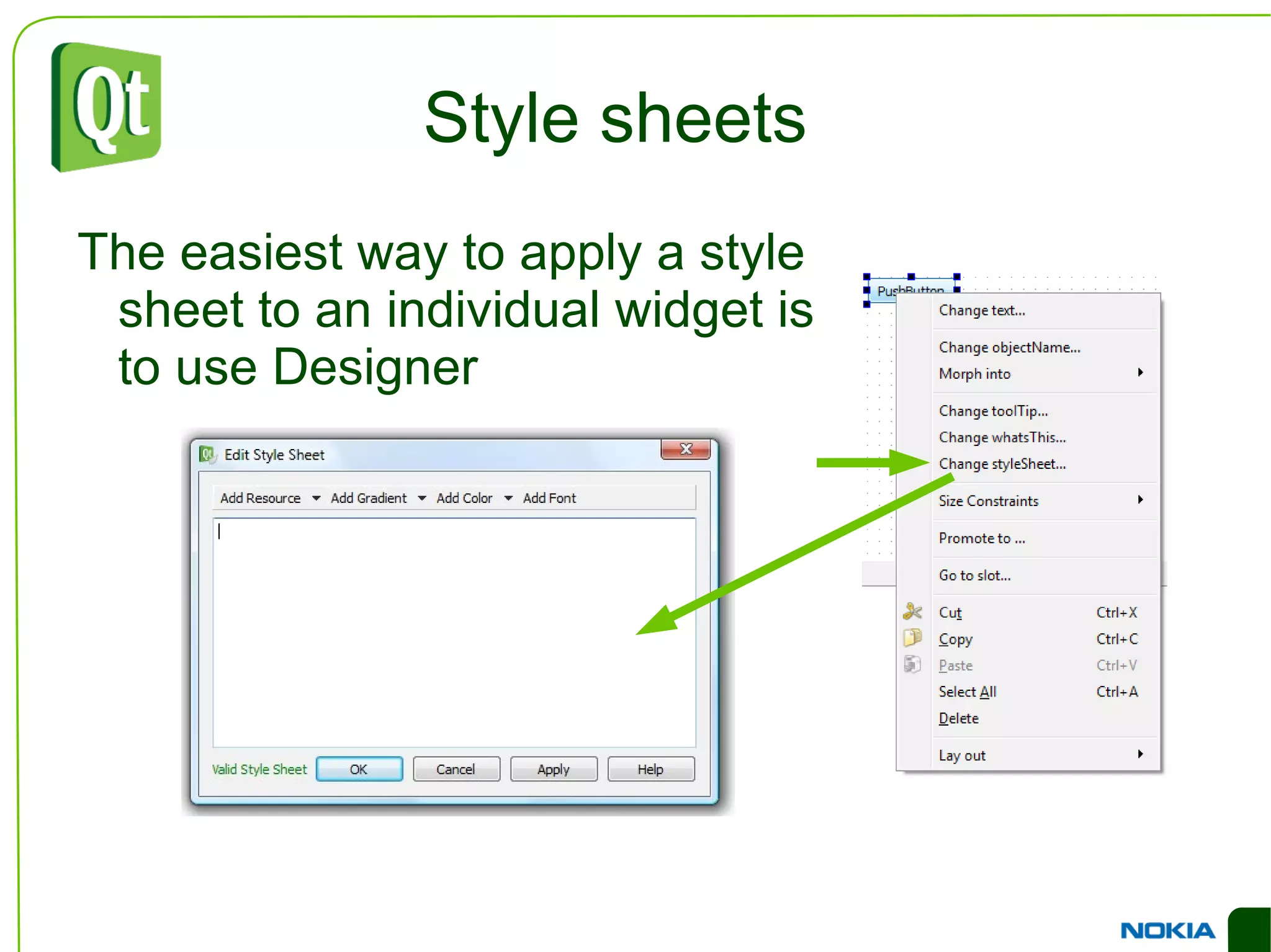 Common Widgets Input Widgets There is a large choice of widgets for editing integer values 