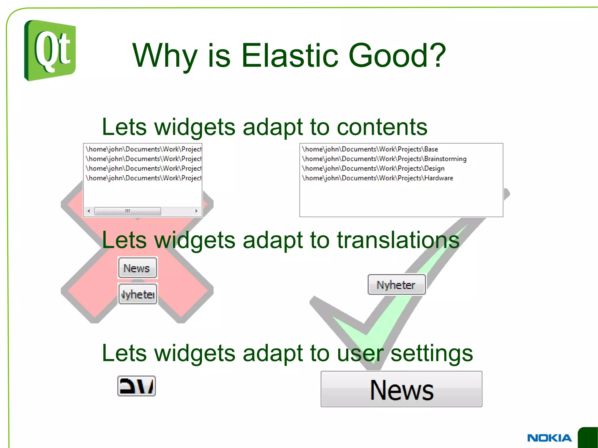Container classes provide visual structure... 