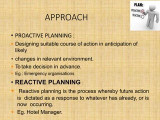 L 3 strategic planning, concepts, operational planning etc | PPTX