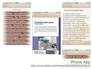 iPhone App
http://itunes.apple.com/de/app/iojs/id396906126?mt=8
 