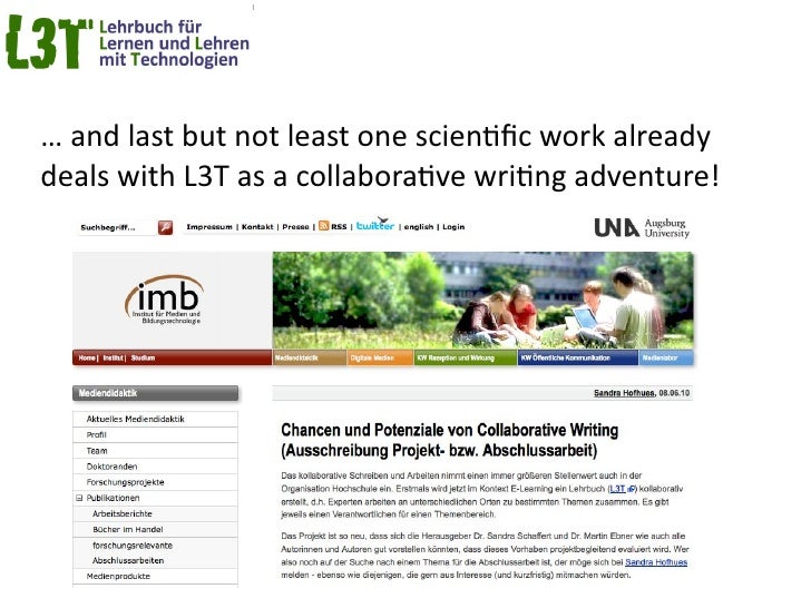 L3T in English - A short introduction in a project writing ...