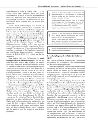 Medienpädagogik.	
  Strömungen,	
  Forschungsfragen	
  und	
  Aufgaben	
  —	
  3


matas begrenzt (Hüther & Podehl, 2006, ...