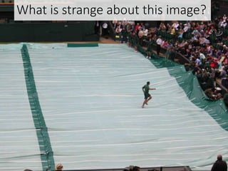 What is strange about this image?
 