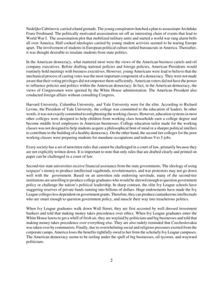 AMERICAN COLLEGE EDUCATION AND THE DEMOCRACY | PDF