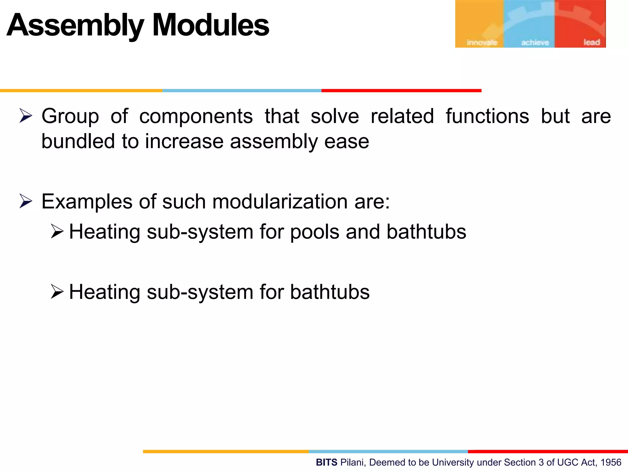 L4 2-2-types of modularity of prod archi | PPT