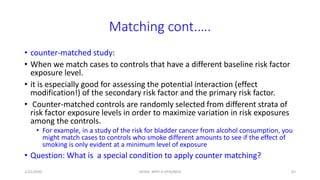 Match Control Counter L4. case control study design | PPTX