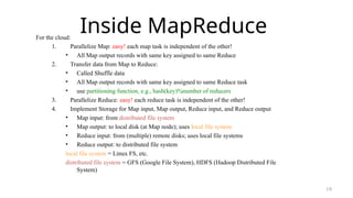 Comprehensive Overview of MapReduce and Hadoop in Distributed Systems | PPT