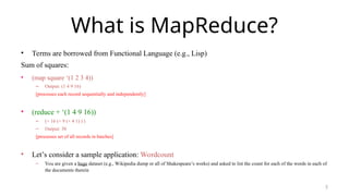Comprehensive Overview of MapReduce and Hadoop in Distributed Systems | PPT