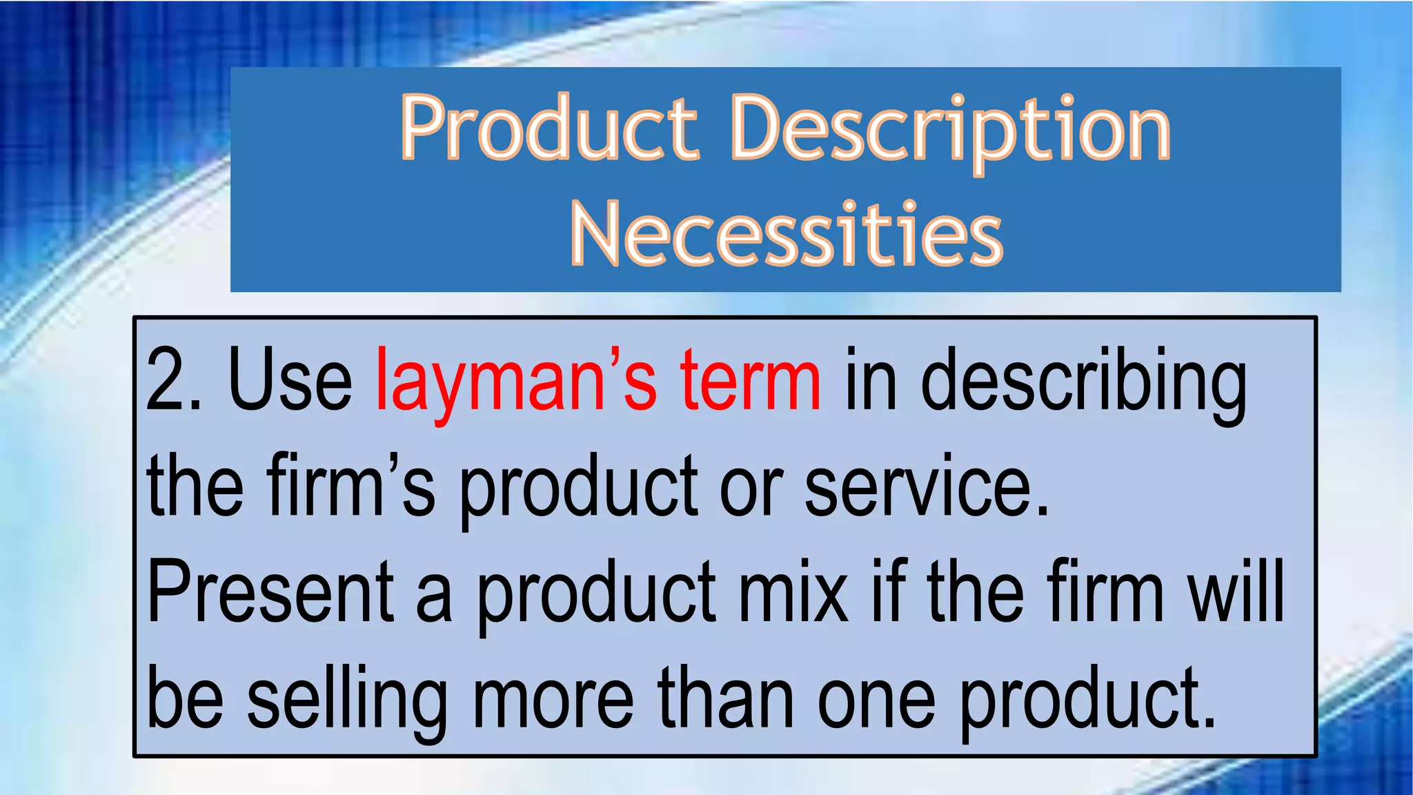 L4- Possible products and services that will meet the need.pptx