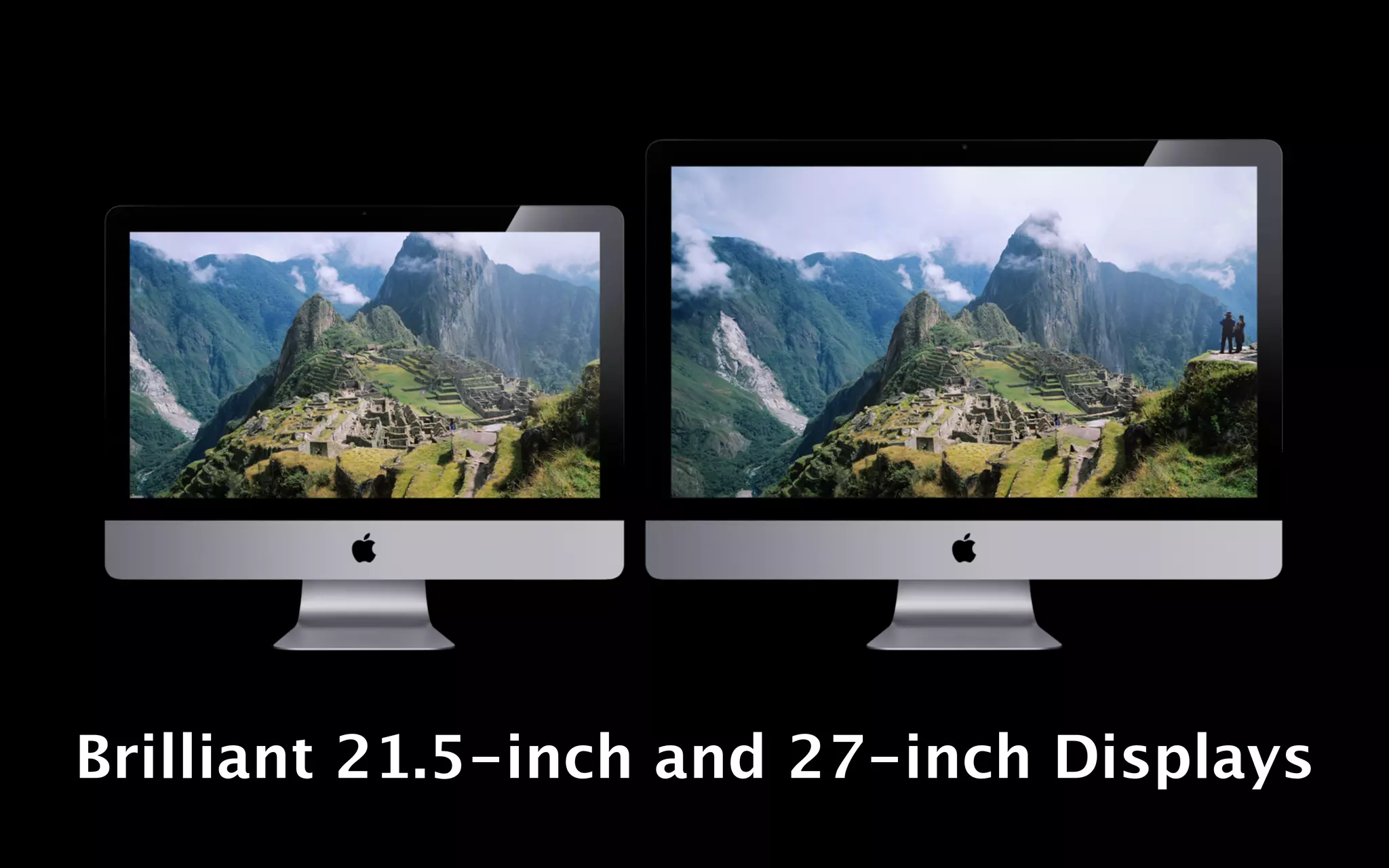 Brilliant 21.5-inch and 27-inch Displays
 