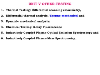 thermo mechanical analysis