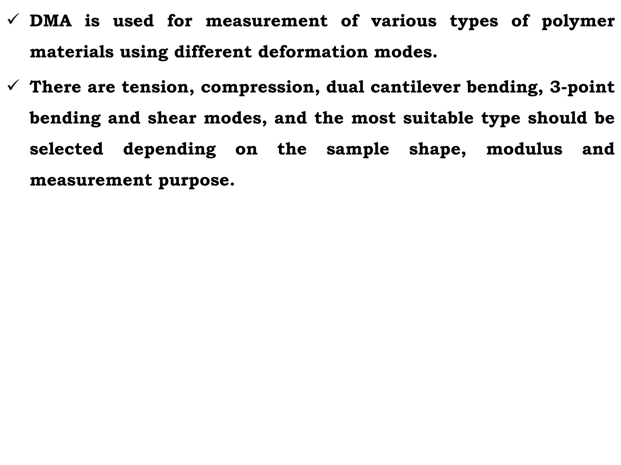 dynamic mechanical analysis