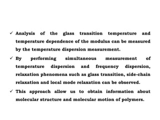 dynamic mechanical analysis