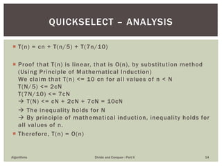 Divide and Conquer - Part II - Quickselect and Closest Pair of Points ...