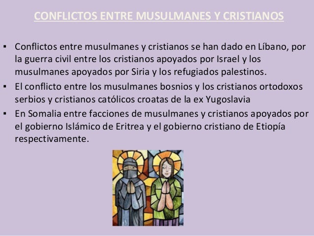 Conflictos religiosos en el Mundo