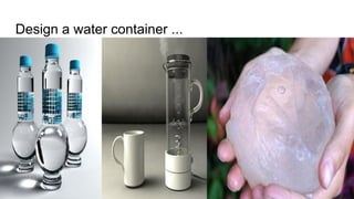 Project Management (CAPM) - The Framework
Mohammad Tawfik
#WikiCourses
http://WikiCourses.WikiSpaces.com
Design a water container ...
 