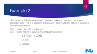 Discrete Mathematics: Lecture 4 - Inference Rules.pdf