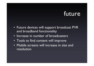Evolving Technology, Where Will Your Audience Be? - Jonathan Marshall