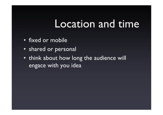 Evolving Technology, Where Will Your Audience Be? - Jonathan Marshall