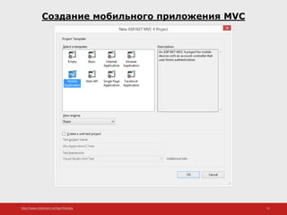 http://www.slideshare.net/IgorShkulipa 11
Создание мобильного приложения MVC
 