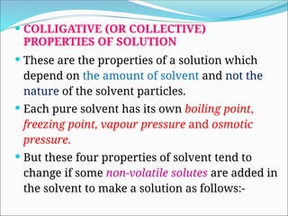 Collative Colligative.pptx for university studies as well as advanced level | PPTX