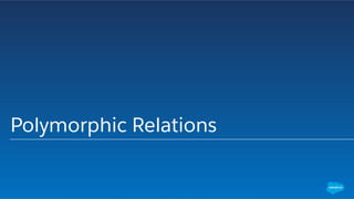 Polymorphic Relations
 