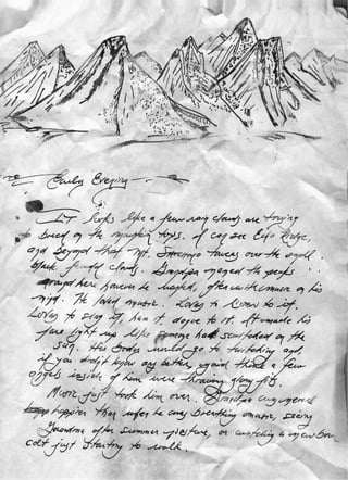 Musical Mountains - from The Legacy Letters by Carew Papritz