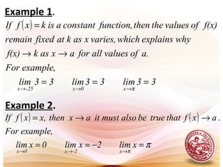 L4 one sided limits limits at infinity | PPT