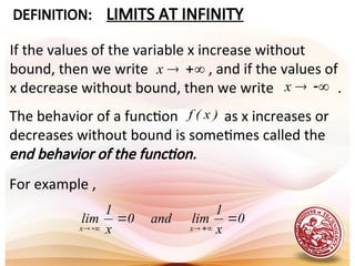 L4 One-sided limits limits at infinity.ppt