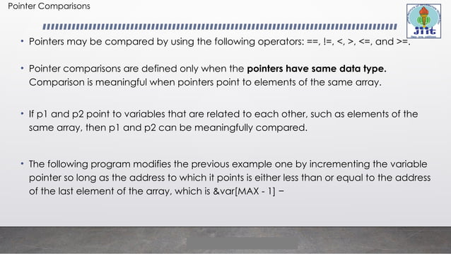 L4_Pointer Arithmetic in C++.pptxhwhwjwjw | PPT