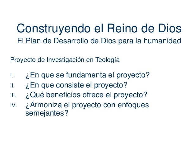 Proyecto De Una Teología Bíblica Científica