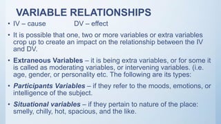 TYPES OF VARIABLES | PPTX
