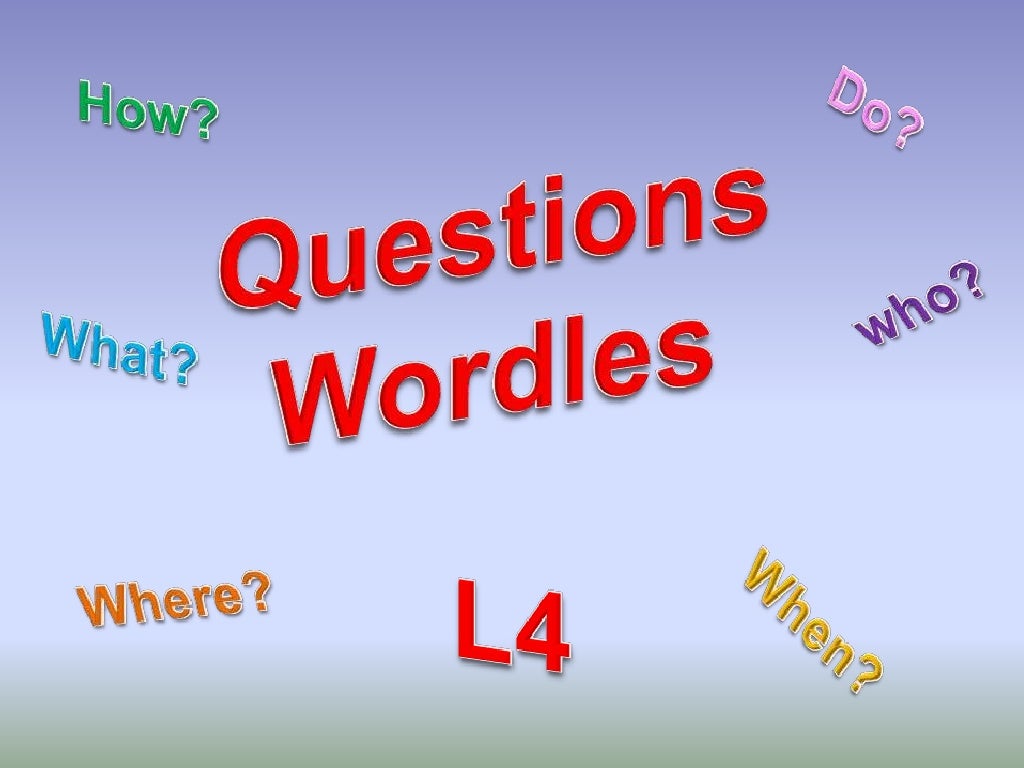 Questions Wordle