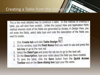 L4 working with tables and data | PPTX