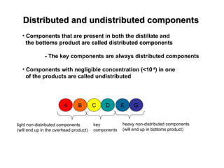 Multicomponent Distillation for tray towers | PPT