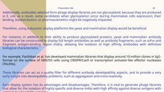 Phage Display Systems and its applications in immunotherapy | PPTX
