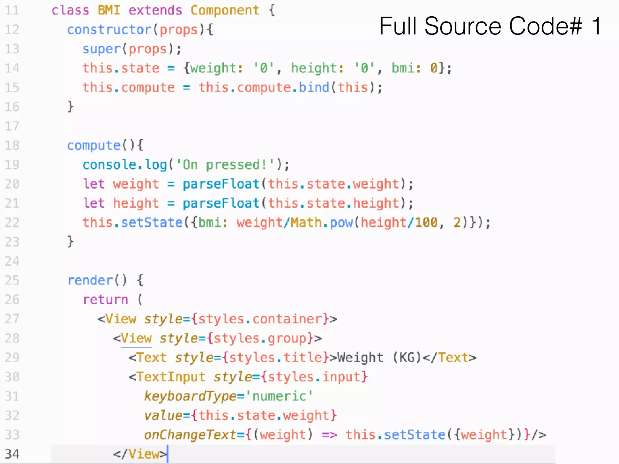 Full Source Code# 1
 